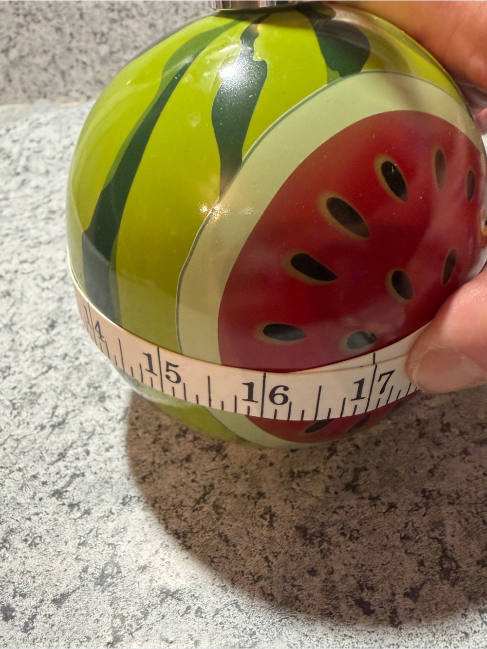 Decorative Watermelon Hand Soap & Lotion Dispenser with Chrome Pump - Picture 6 of 6